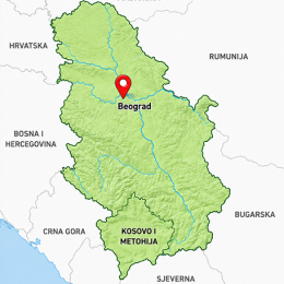 Mapa područja isporuke i servisa